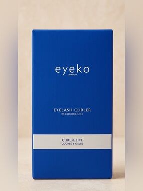 Eyeko Curl & Lift Eyelash Curler - Blue with White Accent, NIB